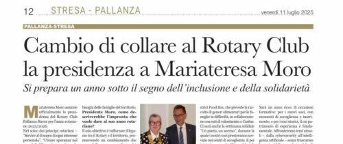 Il Verbano, 11 luglio 2025